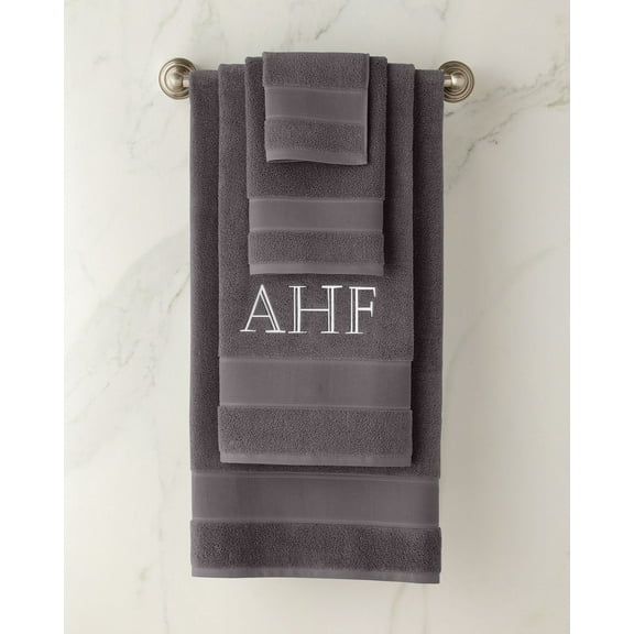 Ralph Lauren TRUE CHARCOAL Sanders Solid Antimicrobial Hand Towel, 16" X 30"