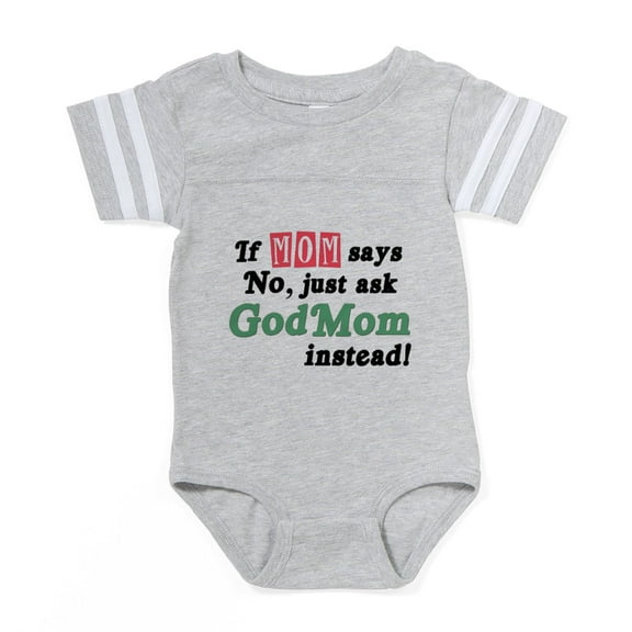 CafePress - Godmother10 - Cute Infant Baby Football Bodysuit