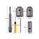 thumbnail image 2 of Kit Brocas 30/40/50mm Para Cemento Concreto+3 Destornillador., 2 of 4