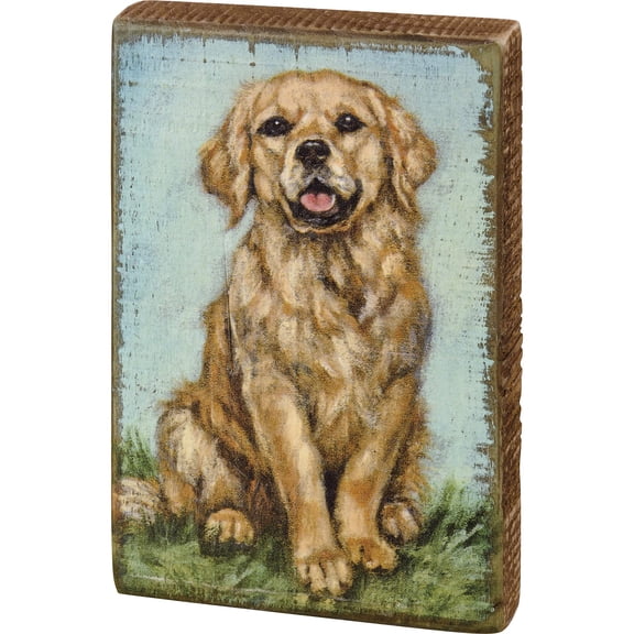 Primitives by Kathy Golden Retriever Home D√©cor Sign
