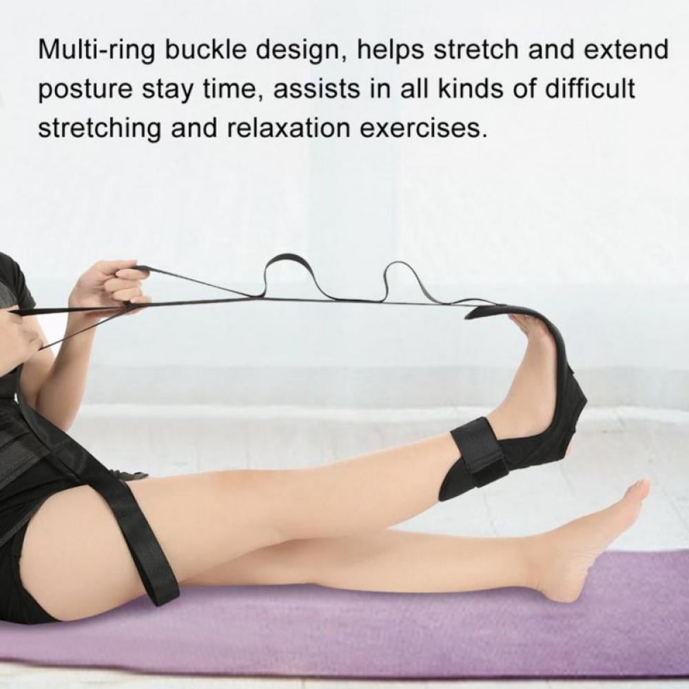 Yoga Ligament Stretching Belt Foot Drop Stroke Hemiplegia Rehabilitation Strap Plantar Fasciitis Leg Training Foot Ankle Joint Correction Braces Loop