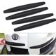 thumbnail image 1 of piezas de protectores de esquinas universales para parachoques de coche, tiras adhesivas antiarañazos, parachoques de coche negro, 1 of 5