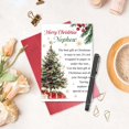 thumbnail image 4 of Tarjeta de Navidad con el corazón del sobrino de la tía y el tío con sobre, 4 of 7