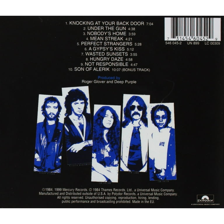 Deep Purple - Perfect Strangers Album - Heavy Metal CD with