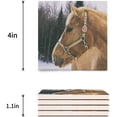 thumbnail image 3 of FMSHPON Horse Set of 8 Coaster for Drinks, Absorbent Ceramic Stone Coasters Cup Mat with Cork Base for Home Kitchen Room Coffee Table Bar Decor, 3 of 4