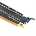 thumbnail image 4 of PCI 4.0 X16 to 16X Adapter Increase Height Card Gen4 Motherboard Slot GPU GTX RX Graphics Card Protection IO Test, 4 of 5
