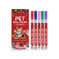 thumbnail image 4 of Festive Pet Manicure Pen Quick Drying Easy Application DIY Holiday Kit for Cats and Dogs 5PCS, 4 of 6