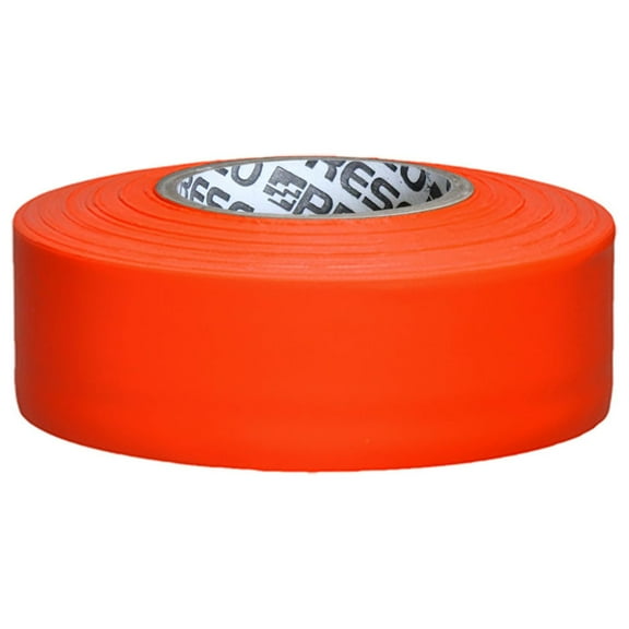 Presco Taffeta Flagging Tape, 1-3/16 in x 150 ft, Orange - 12 CA (764-TFOG)