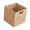 thumbnail image 1 of Cesta Tejida Cesta de Almacenamiento Cubo Decorativo de Mimbre Organizador de Lavandería de Agua Bolsas para el Hogar Sala de Estar 33x33x33cm Gloria, 1 of 9