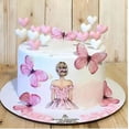 thumbnail image 2 of Decoración para tarta de cumpleaños de niña con forma de mariposa en la espalda, tarta de eBay, tarjeta de inserción para tarta enchufable para el Día de la Madre, 2 of 5