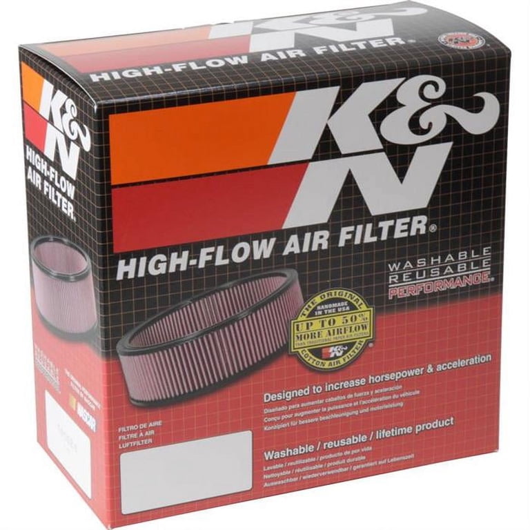 K&N High Performance Custom Air Filter For Racing K&N 60-1010 High ...