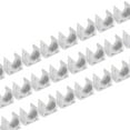 thumbnail image 6 of U-type Tube Pipe Fitting Clamps Clips Connectors Inner 20mm White Electrical Conduit Home Furnishing Pack of 100, 6 of 7