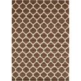 thumbnail image 1 of Unique Loom Trellis Lattice Design Area Rug 10' x 14' Rectangle Brown/Beige, 1 of 5