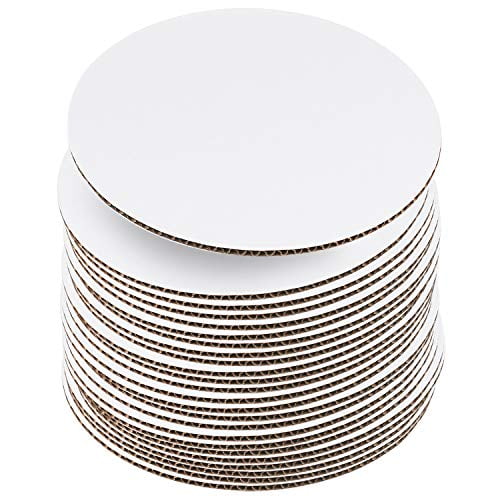 10 Inch White Cake Boards [24 Pack] Cake Rounds, Disposable Cake Board