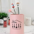 thumbnail image 3 of Stainless Kitchen Utensil Holder, Holder Draining Storage Rack Pink, 3 of 9
