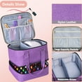 thumbnail image 2 of Funda organizadora de esmaltes de uñas FCQQYWZ con capacidad para más de 42 botellas, 2 of 6