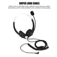 thumbnail image 2 of Auriculares De Centro De Llamadas Con Sonido Sin Pérdida Orejeras Giratorias De 360° Auriculares De Centro De Llamadas - Enchufe De 2,5 Mm matsuzay EL008666-00, 2 of 6