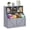 Pure gray, variant on FunsLane 3-Tier Kids Bookshelf with Toy Storage Bins & Cabinet – Step Shelves, Child-Safe, Easy Assembly for Playroom, Nursery, Bedroom (White)