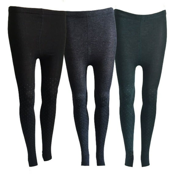 Lian LifeStyle Ultra Comfy Spandex Leggings for Women 3 Pair's Teen & Juniors leggings Workout Tights, Yoga Pants, Running Leggings, Color Black,DarkGrey,Green