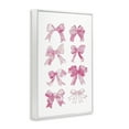 thumbnail image 3 of Stupell Industries Rows Of Pink Bows Beauty & Fashion Painting White Framed Art Print Wall Art, 12 x 18, 3 of 9