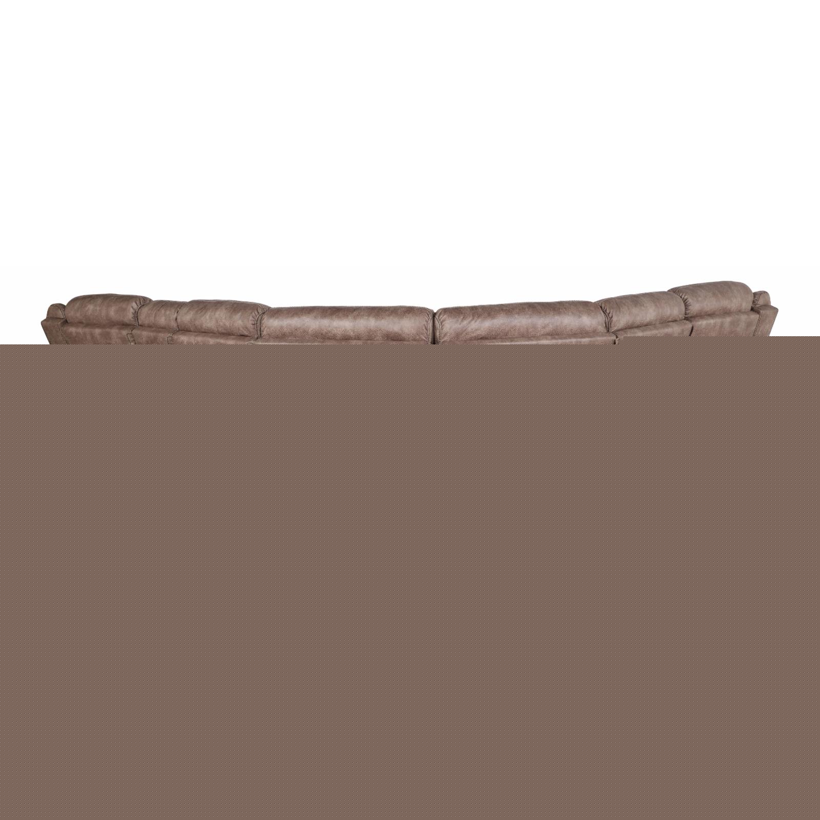 thumbnail image 4 of LV00397 - Sectional Sofa , Two Tone Chocolate Velvet - Dollum, 4 of 9