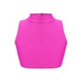 thumbnail image 5 of IEFIEL Kids Girls Sleeveless Criss Cross Back Crop Top with Shorts Swimsuit Beach Pool Party Swimming Bathing Suit Hot Pink 6, 5 of 7
