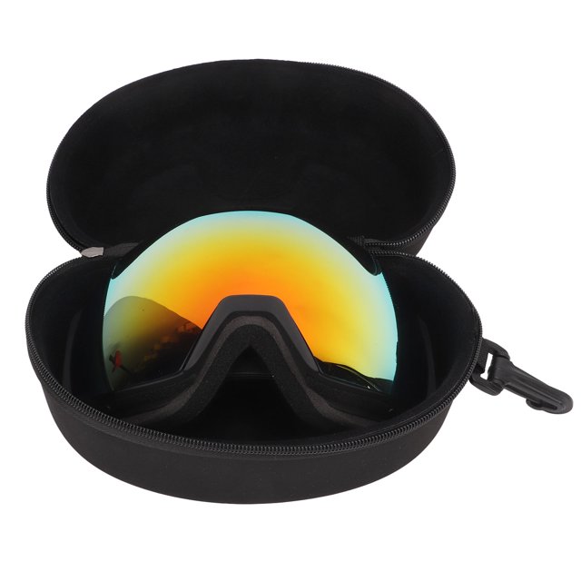 Gafas de esquí de doble capa, gafas de esquí, lentes magnéticos, gafas de nieve, lentes magnéticos, gafas de esquí de alta capacidad