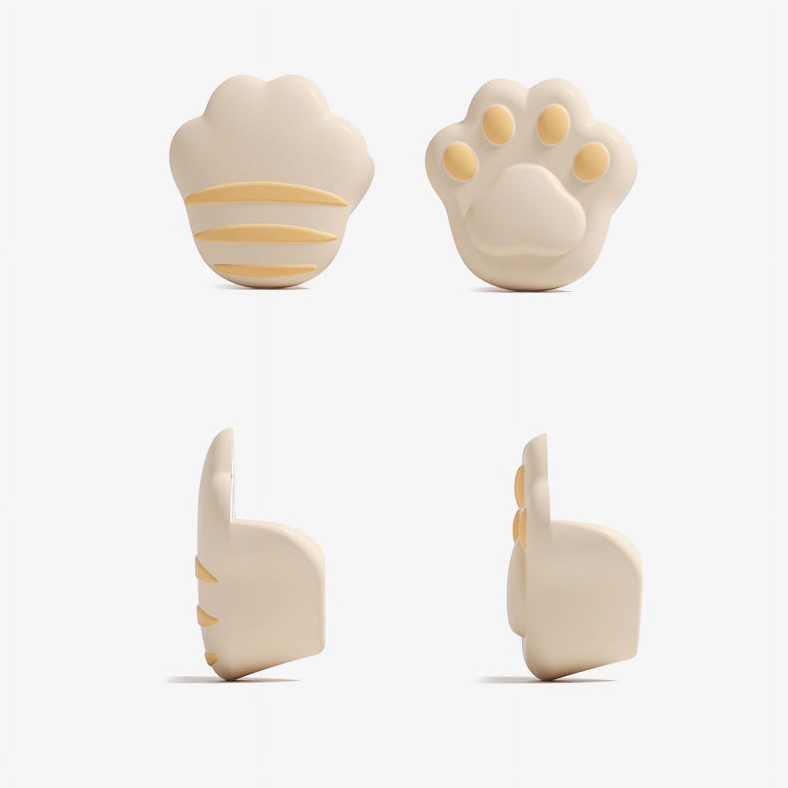 Children's silicone corner guards, 5 pcs, the shape of a cat's paw, anti-collision stickers, take care of the baby's health.