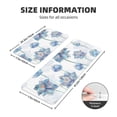 thumbnail image 2 of Yiaed Pale Blue Lotus Flowers Kitchen Rugs Sets of 2 Kitchen Mats Cushioned Anti Fatigue Kitchen Rug Tapetes Para Cocina for Sink,Laundry Room, 2 of 6