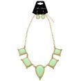 thumbnail image 3 of Mi Amore Necklace-Earring-Set Gold-Tone/Green, 3 of 3