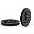 thumbnail image 5 of Good Wear Resistance Light Weight Black Fitness Equipment Parts Pulley Wheel Nylon Pulley Nylon Bearing 160MM, 5 of 8