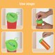 thumbnail image 2 of Tapas para Latas Refresco Con Pajitas Cubierta A Prueba Fugas Enlatadas Jugo () Verde, 2 of 6