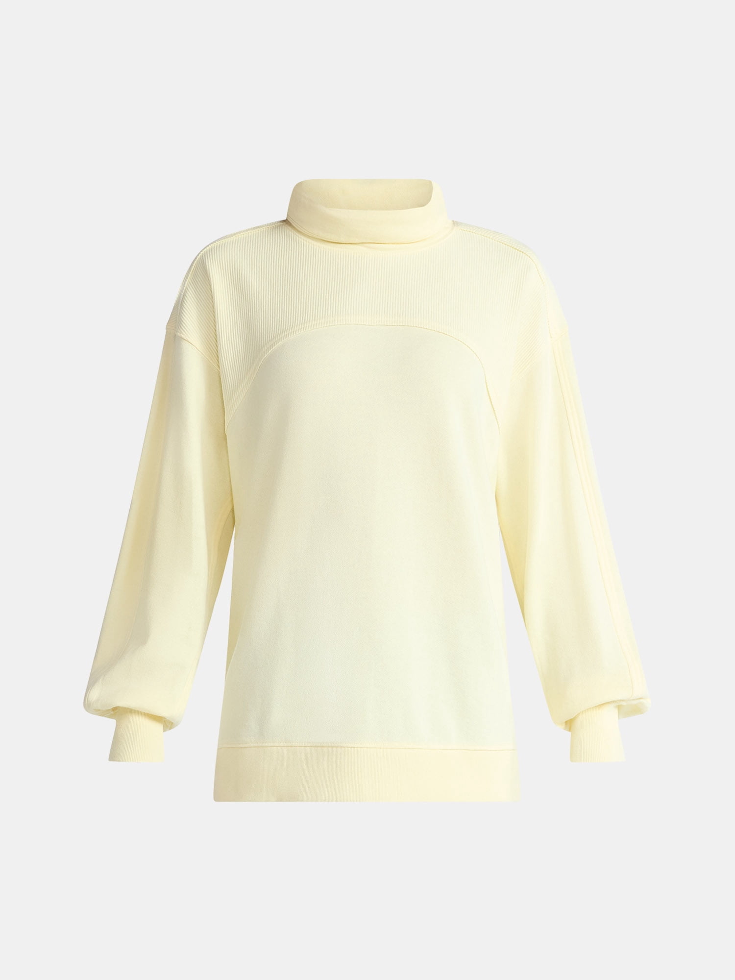 Time and Tru Women's Ottoman Ribbed Pullover Top with Long Sleeves, Size XS-XXXL