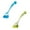 A 1PCS & B 1PCS, variant on 2/1pcs Dish Scrubber Brushes Assorted Color Long Handle Dishwashing Brush With Suction Cup Multipurpose Scrub Cleaning Tool For Kitchen Toilet Bathroom