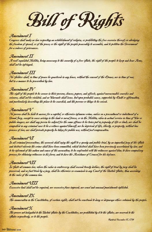 Bill Of Rights U S A Poster And Poster Clip Bundle Walmart Walmart Bill Of Rights U S A Poster And Poster Clip Bundle Walmart Walmart