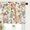 Mh001c6, variant on Herbs Printed Valances for Windows Rod Pocket Window Valance for Kitchen Living Room, 52 x 18 Inches, One Panel