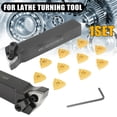 thumbnail image 4 of FlyFlise MWLNR2020K08 Holder + 10Pcs WNMG080404 Carbide Inserts + Wrench, 4 of 8