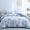 BOHO-01, variant on 2pcs Twin Boho Comforter Sets, Soft Floral Comforter Set White And Blue, Easy Care, Bed In A Bag For All Seasons, Breathable, Lightweight Quilt.