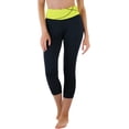 thumbnail image 4 of ToBeInStyle Women's Comfy Capri Yoga Pants with Criss-Cross Design, 4 of 7