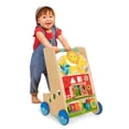 thumbnail image 4 of Battat Farm Footsteps Wooden Activity Walker 19.61 in with 3 Shapes, Baby and Toddler Toys, 4 of 11