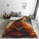 thumbnail image 5 of Fotbe Maple Leaf Meditating Chihuahua Manta de Franela Acolchonada con Estampado, Súper Suave y Esponjosa, Extra Grande para Sofá, Cama, Uso Todo el Año-40"x30", 5 of 7