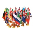 thumbnail image 4 of 10 piezas de decoración de mesa Banderas del mundo Banderas internacionales Banderas de países Banderas de Rusia, 4 of 4