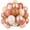 Dusty Pink Brown, variant on 12 Inch Double Stuffed Pearl Pink White Gold Latex Balloons Polka Dot Metallic Balloon for Birthday Wedding Baby Bridal Shower Party Decorations
