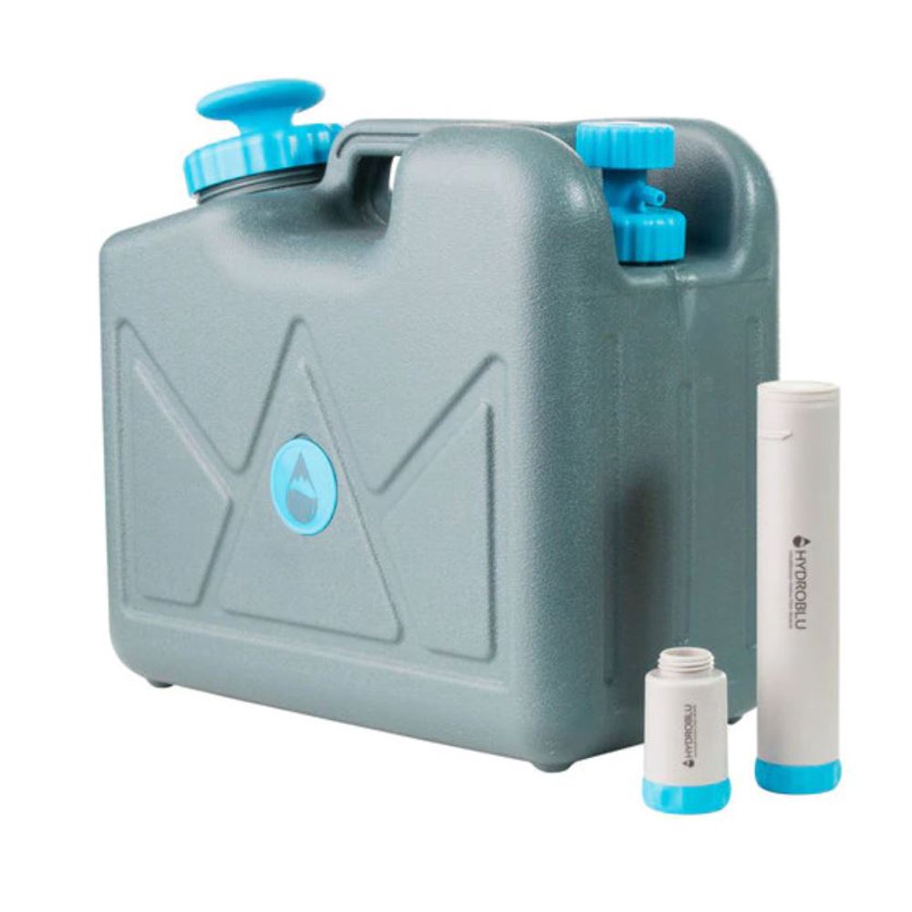 Pressurized Jerry Can Water Filter (4 Gallon) Activated Carbon and