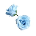 thumbnail image 2 of Blue Velvet Rose Head - 6cm/2.36in Realistic Artificial Flowers Indoor, Fake Flowers For Vase, DIY Flower Arrangement Material & Wedding Decor Prop, Cloth Flower Low-Maintenance, 2 of 3