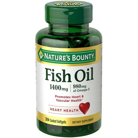 3 Pack Natures Bounty Fish Oil 1400mg Triple Strength One a Day Odorless 39