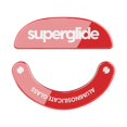 thumbnail image 1 of Patines para mouse Pulsar Superglide de vidrio aluminosilicato rojo, 1 of 6