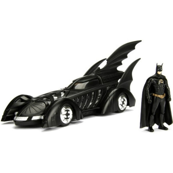DC Comics 1995 Forever: Batmobile with Batman Metals Die-CastCollectible Toy Vehicle with Figure