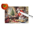 thumbnail image 4 of Cookies with Santa Claus Glass Cutting Board Large 12 in x 15 in, 4 of 5