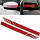 thumbnail image 1 of 2 pegatinas para espejo retrovisor de coche, decoración DIY, pegatinas laterales para carrocería de coche, calcomanías a rayas, vinilo gráfico rojo para SUV, 1 of 5